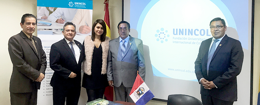 La UNDAC de Perú visita UNINCOL en Colombia