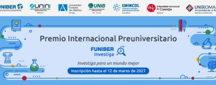 Premio Internacional Preuniversitario FUNIBER Investiga