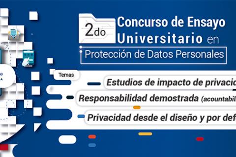 Inicia el Segundo Concurso de Ensayo Universitario en protección de datos personales