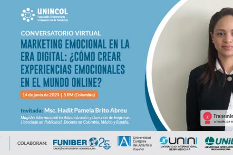 UNINCOL organiza un conversatorio virtual sobre marketing emocional con la colaboración de FUNIBER