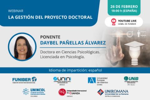 Webinar gestión de proyecto doctoral